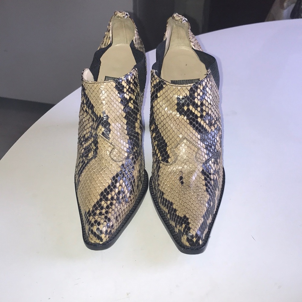 F By Fortuna Valentino Python Boots - image 1